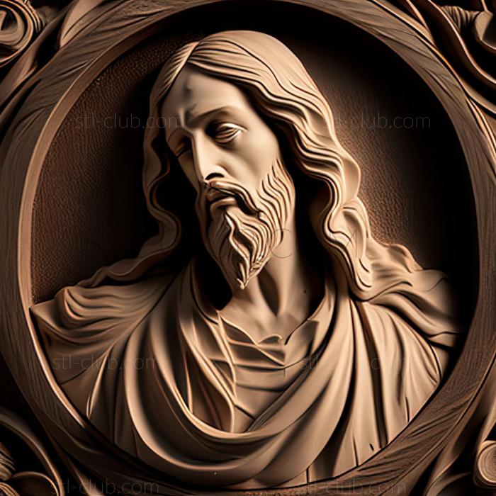 3D model st jesus (STL)